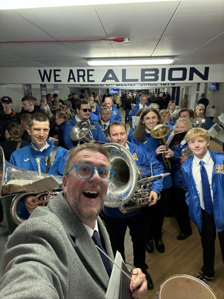 Black Country Brass Performs at The Hawthorns for WBA’s 125th Anniversary